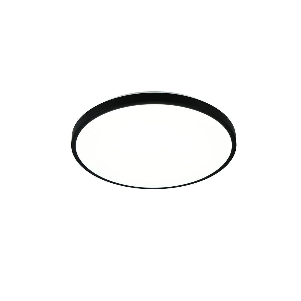 Plafonnier Slope noir Ø 48,5cm Trio 4017807668681