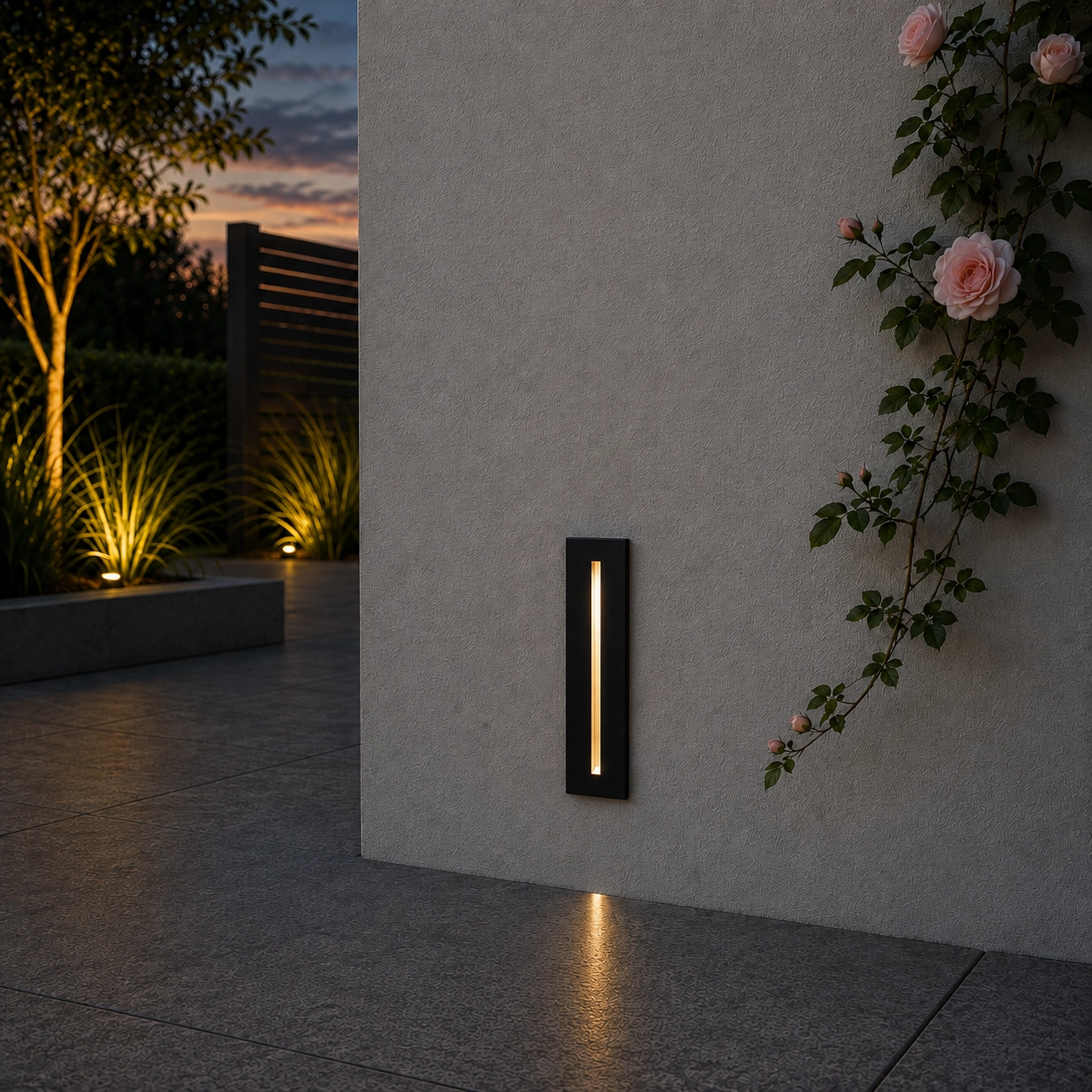 Lumière encastrée Aizen rectangle blanc