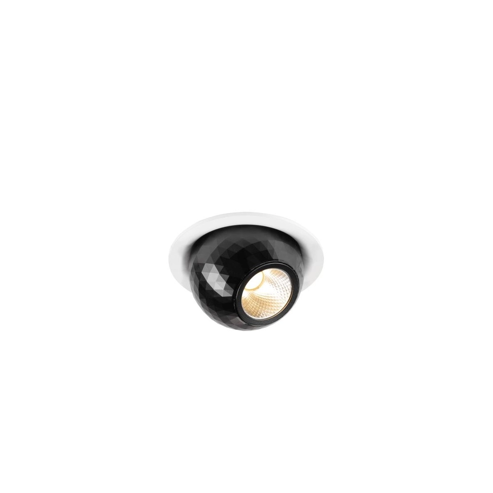 Spot encastré Dysko blanc avec noir Spot encastré Dysko blanc avec noir