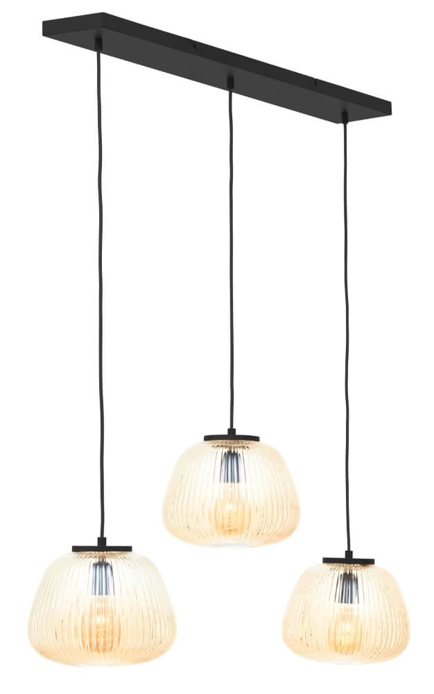 Lampe suspendue 3 lumières Kaizen allongé Brilliant 4004353430091