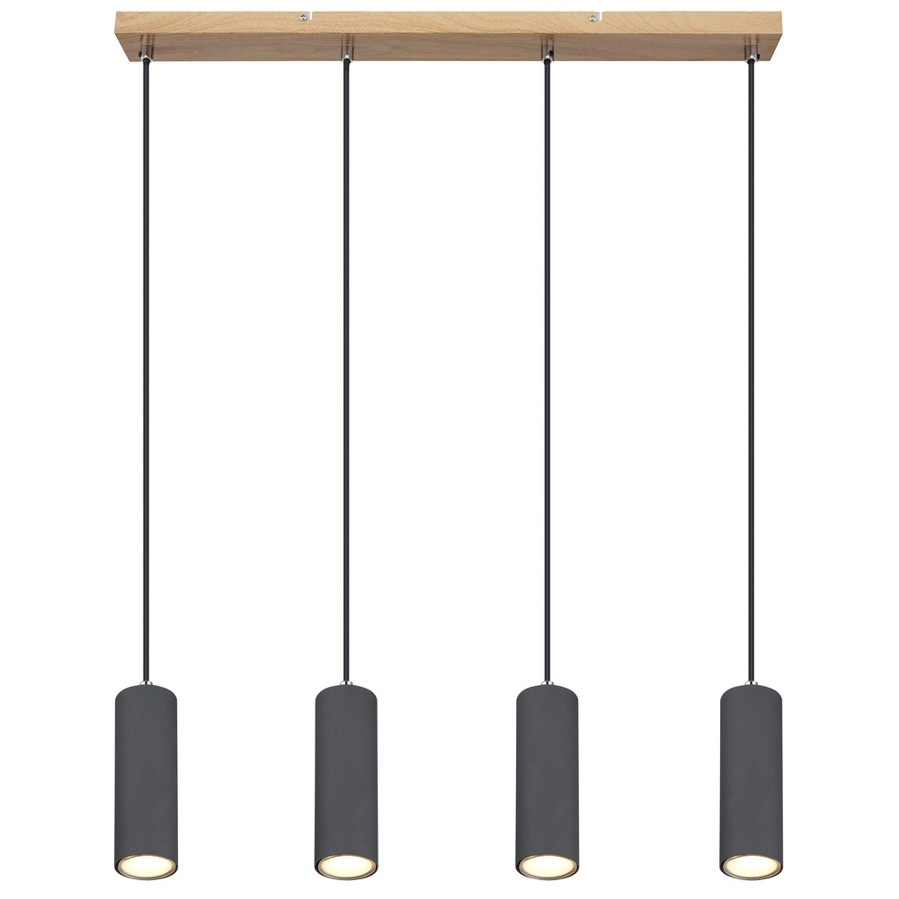 Lampe suspendue Robby Bois 4-léger Globo 9007371433544