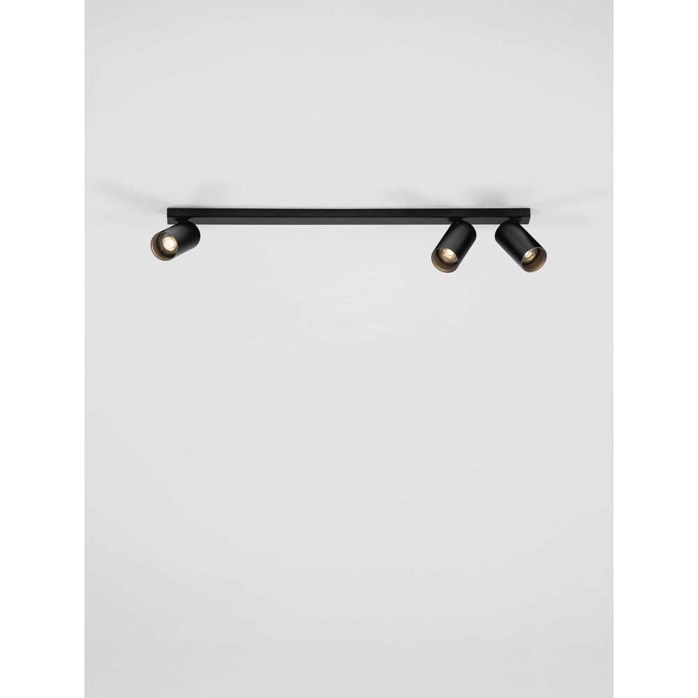 Plafonnier 3 lumières Oso noir Lyora 5212017465061