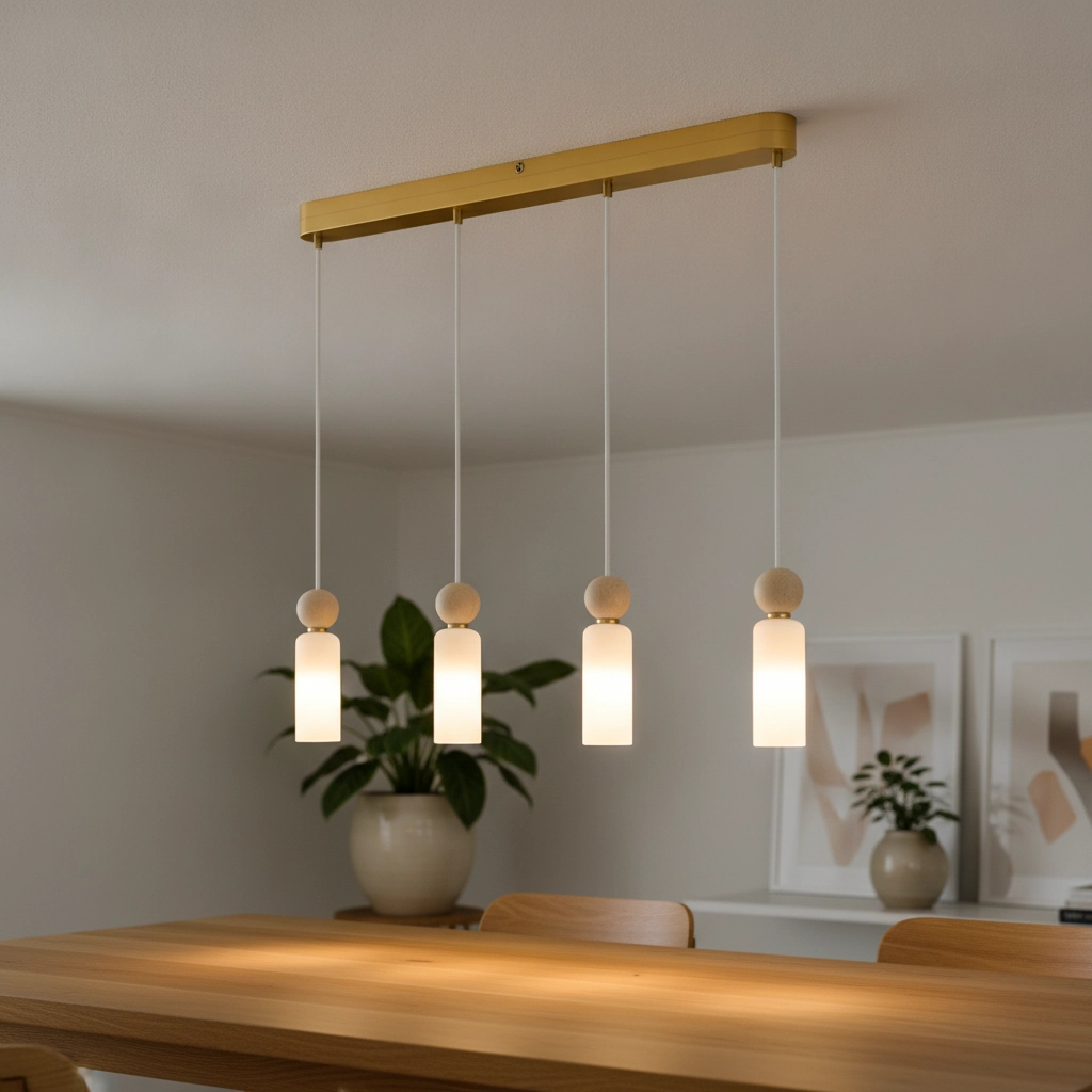Suspension Filomena Or 4 lumières