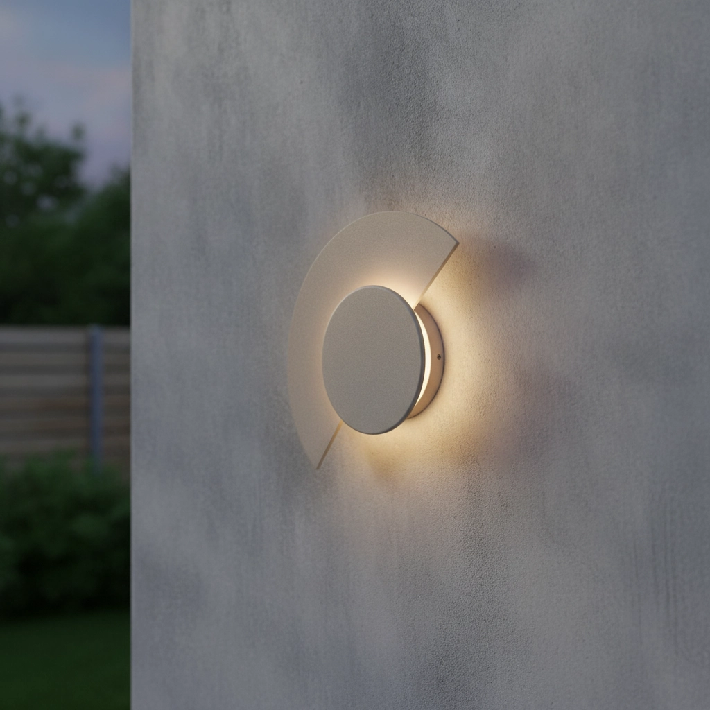 Lampe murale moderne Gloo brun sable - 2700K