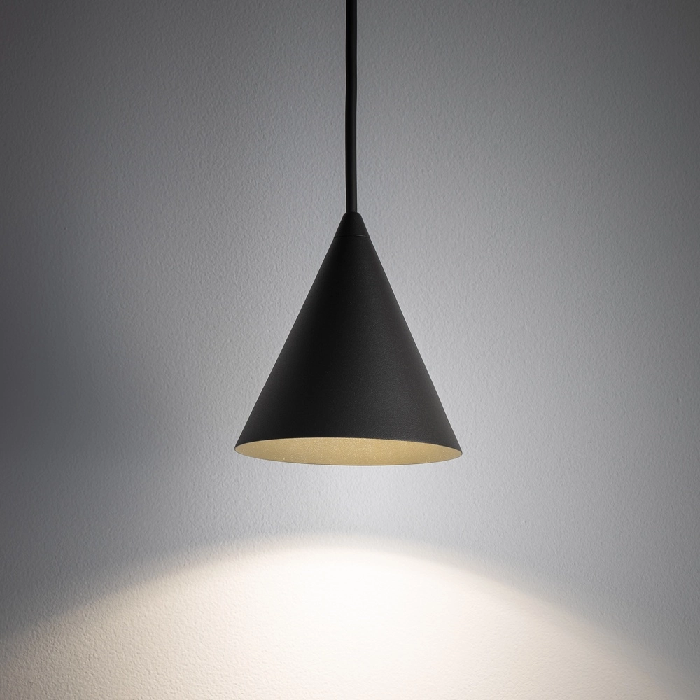 Lampe pendante de conception Zenith Gris umbra Ø 11 cm Lyora 5903139114547