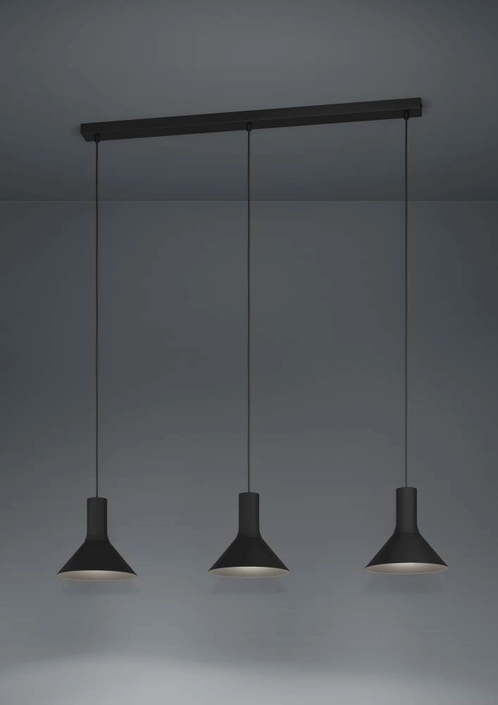 Lampe suspendue noire pour salle à manger Morescana 96 cm Stars of Light 9008606243266
