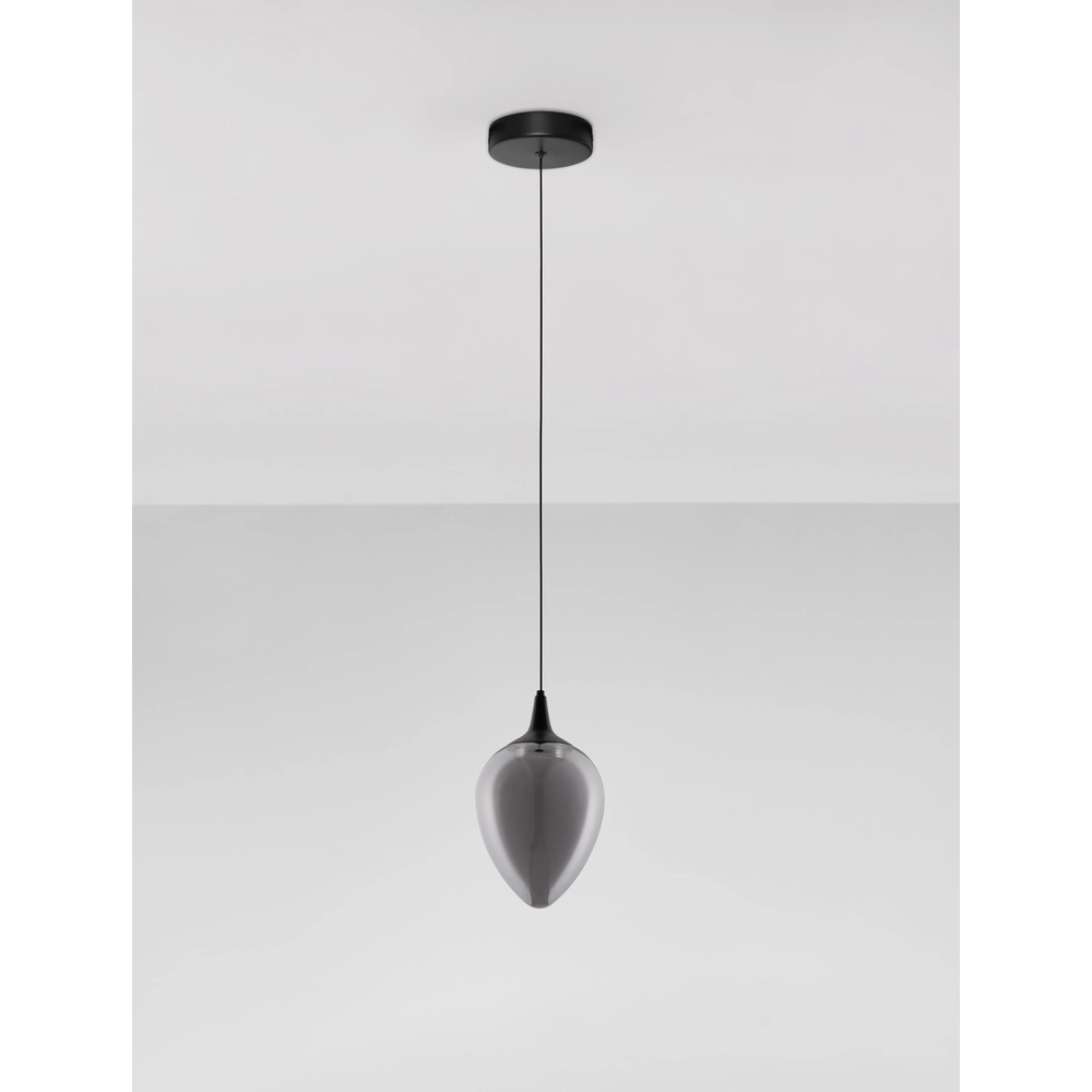 Suspension Nali Verre fumé à 1 lumière Lyora 5212017477743