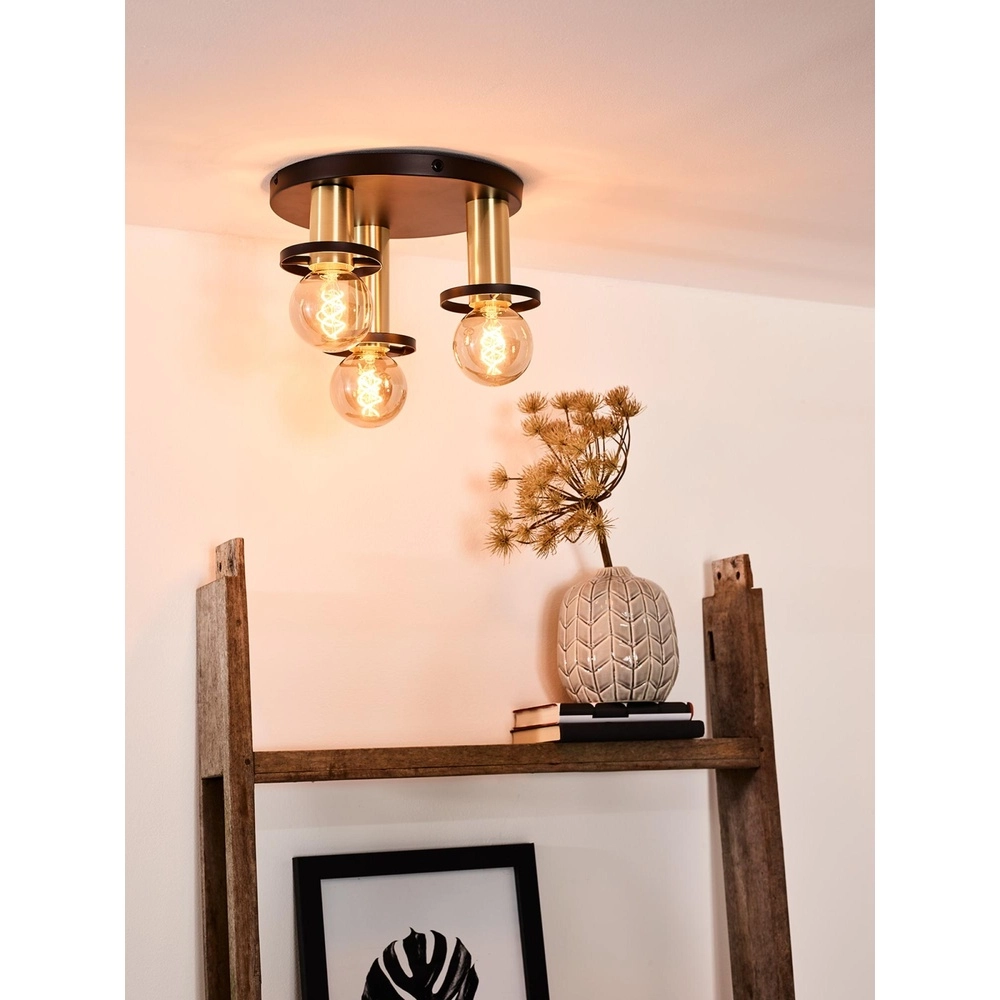 Lampe de plafond à design Anaka 3 lumières Ø 30 cm Lucide 5411212451064