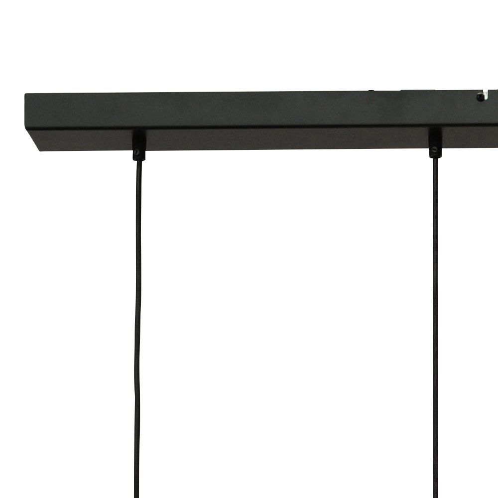 Lampe suspendue noire pour salle à manger Bounty Verre rond à 5 lumières Masterlight 8718121248479