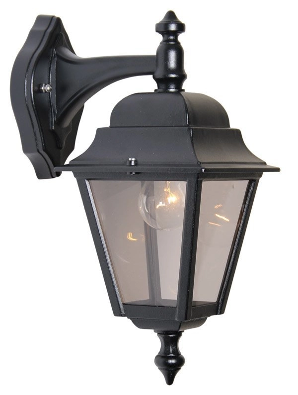 Lampe d'extérieur classique Quadrana Down noir