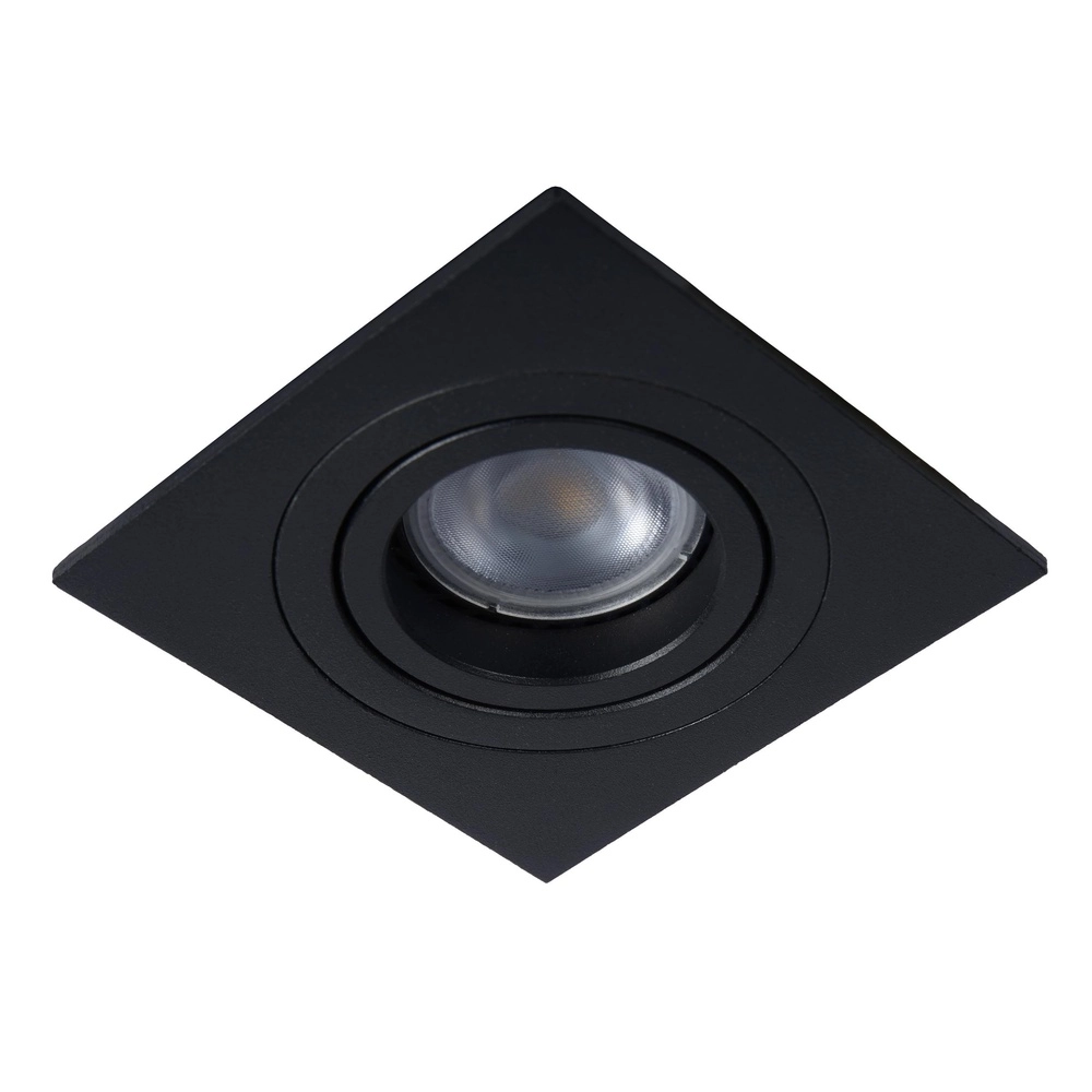 Projecteur encastré Tube Carré noir