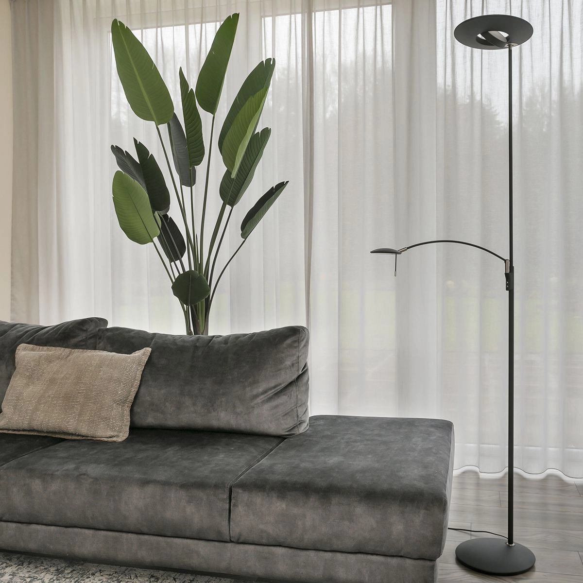 Lampe de lecture Zenith LED noir Steinhauer 8712746113396