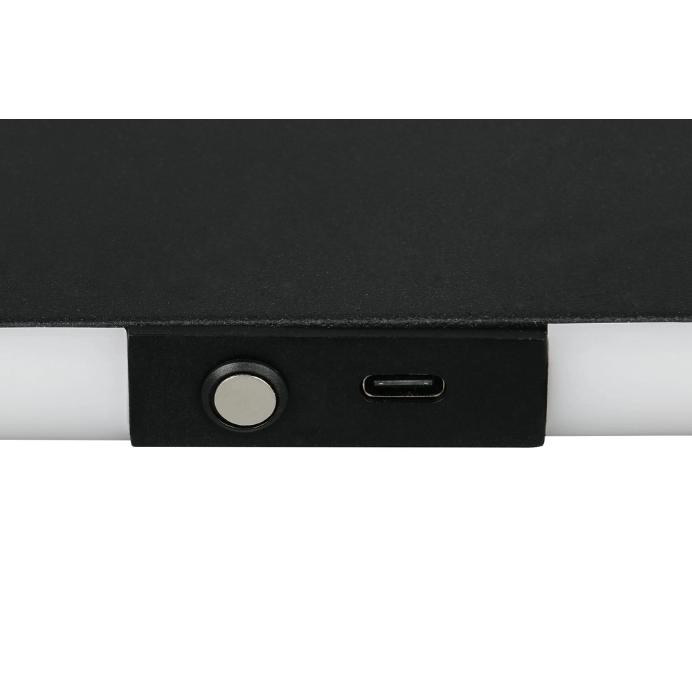 Applique murale moderne Conchita noir 22cm Trio 4017807655629