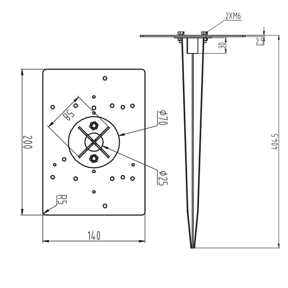 Embout de montage Groundspike Trio 4017807259360