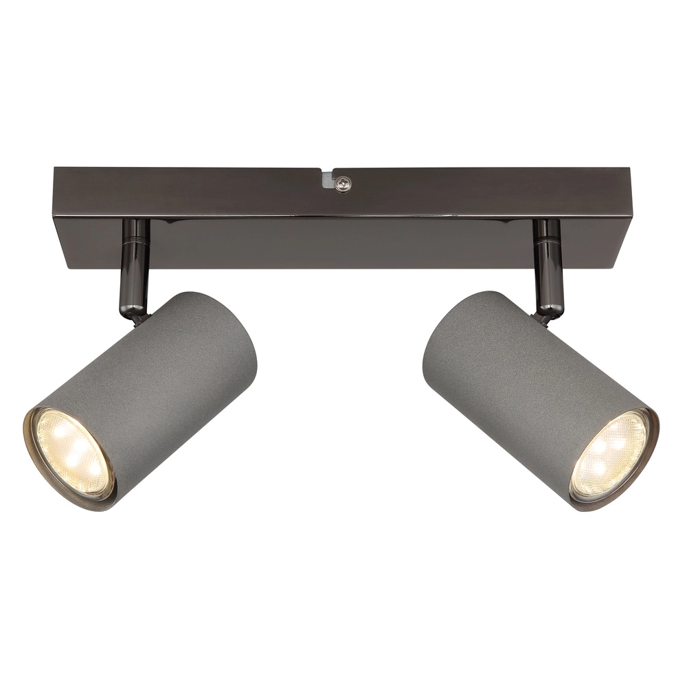 Lampe de plafond à deux lampes Robby Bronze à fusil Globo 9007371474547