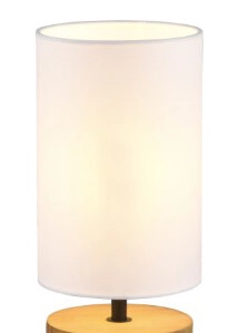 Lampe à poser design Woody avec du bois Trio 4017807523782