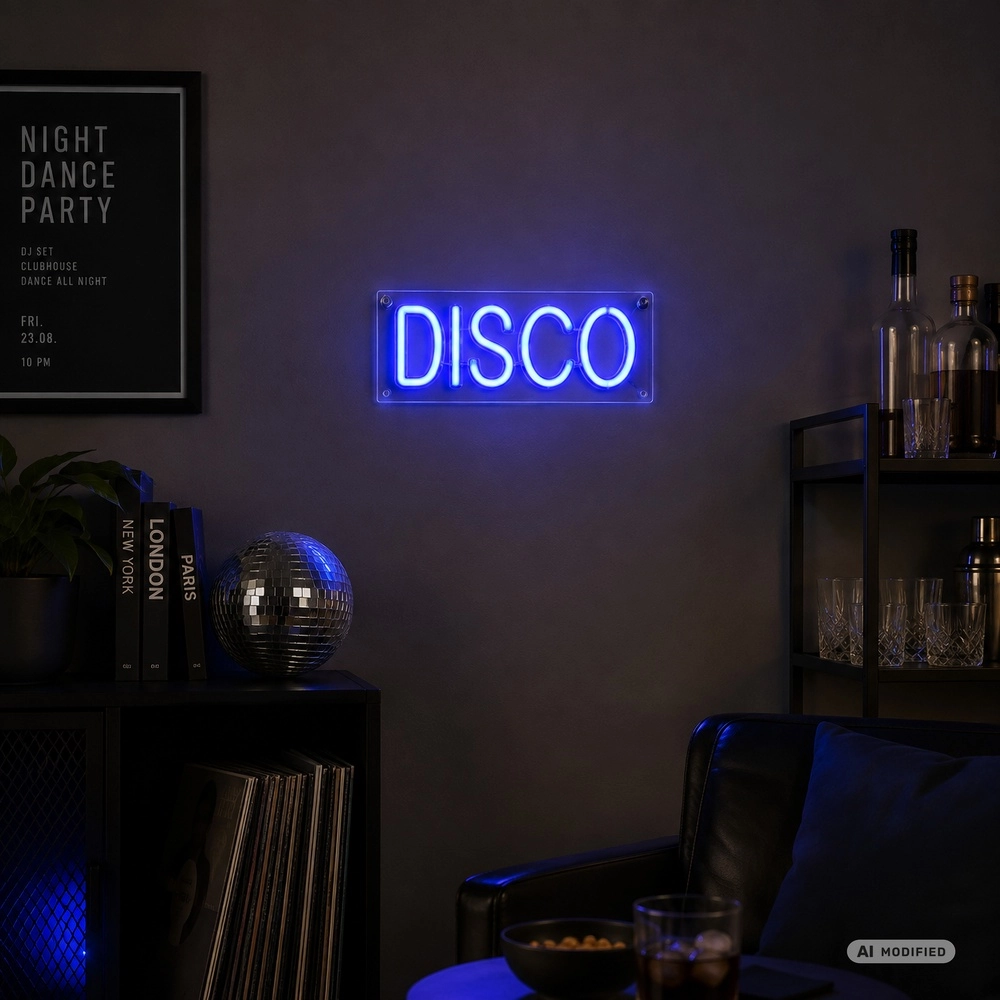 Lampe murale au néon Neon-Tales « Disco » Brilliant 4004353477867