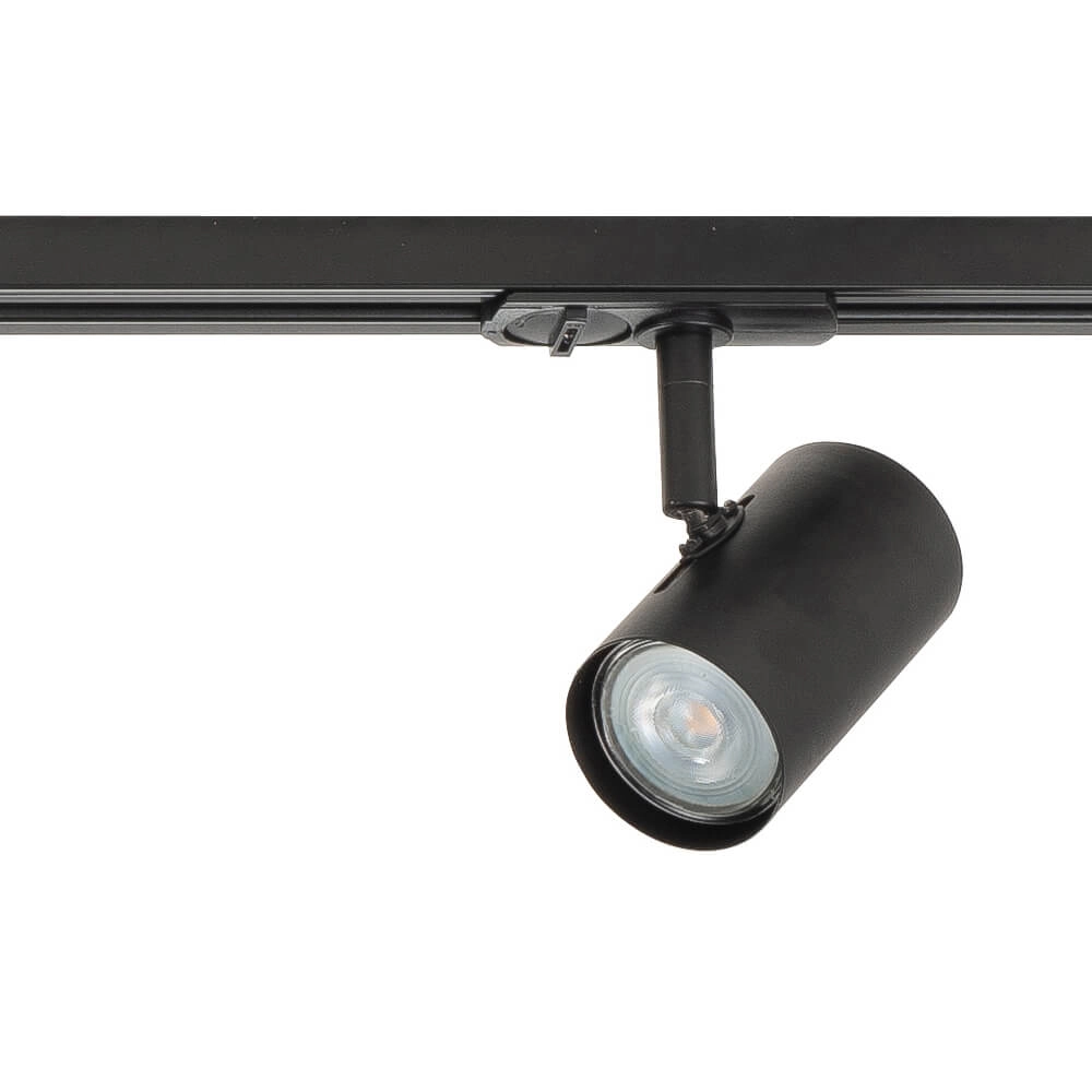 Jeu de rails monophasés 100cm Cilinder noir avec 3 taches Highlight 8718379039553