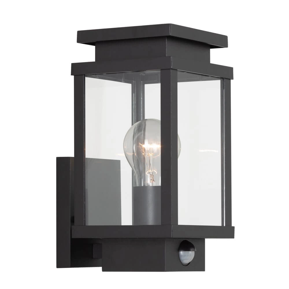 Lampe d'extérieur noire avec capteur Boston KS 8714732776806
