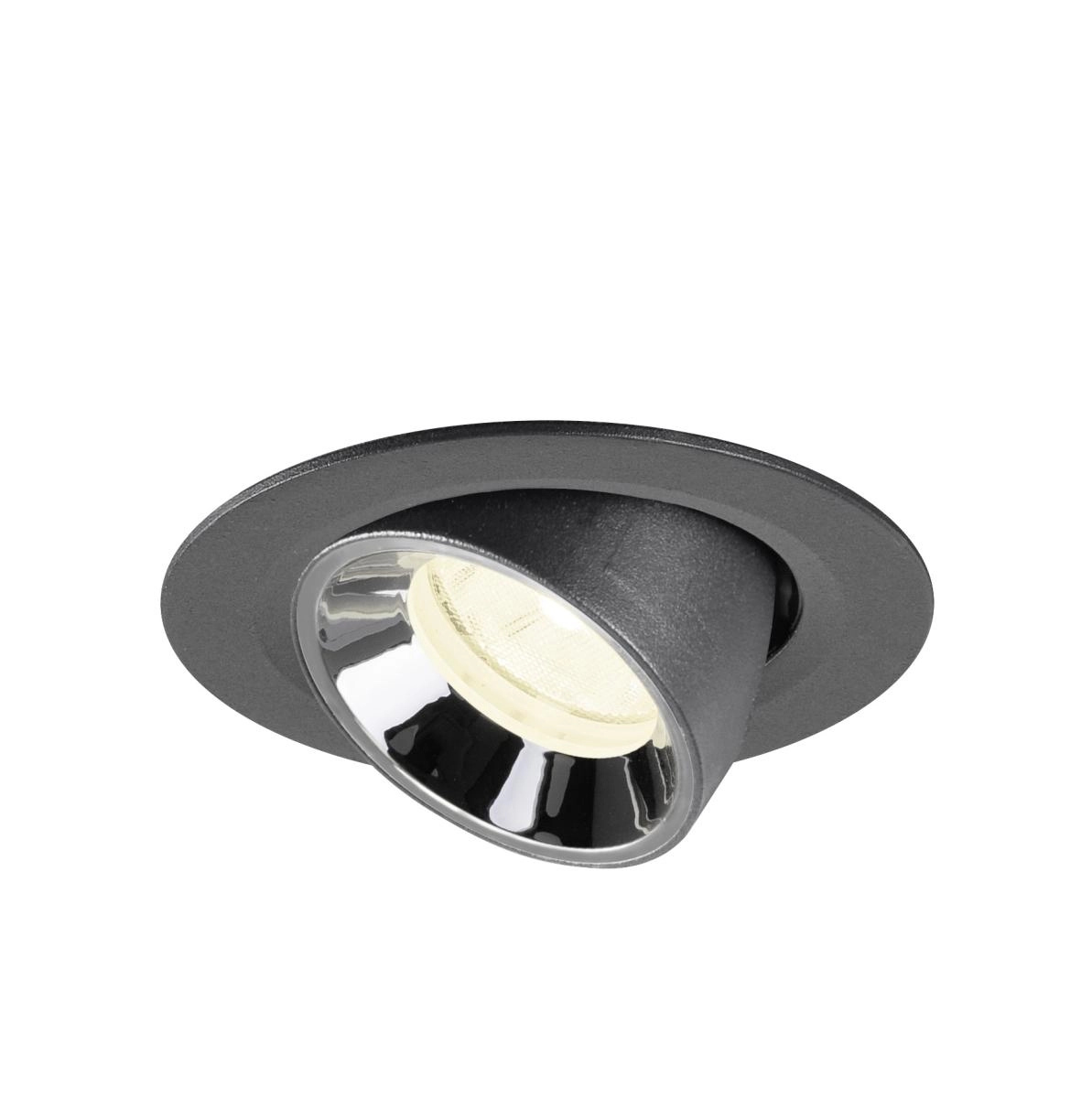 Spot encastré Numinos Gimble XS noir/chrome 4000K - 20 deg SLV 4024163306904