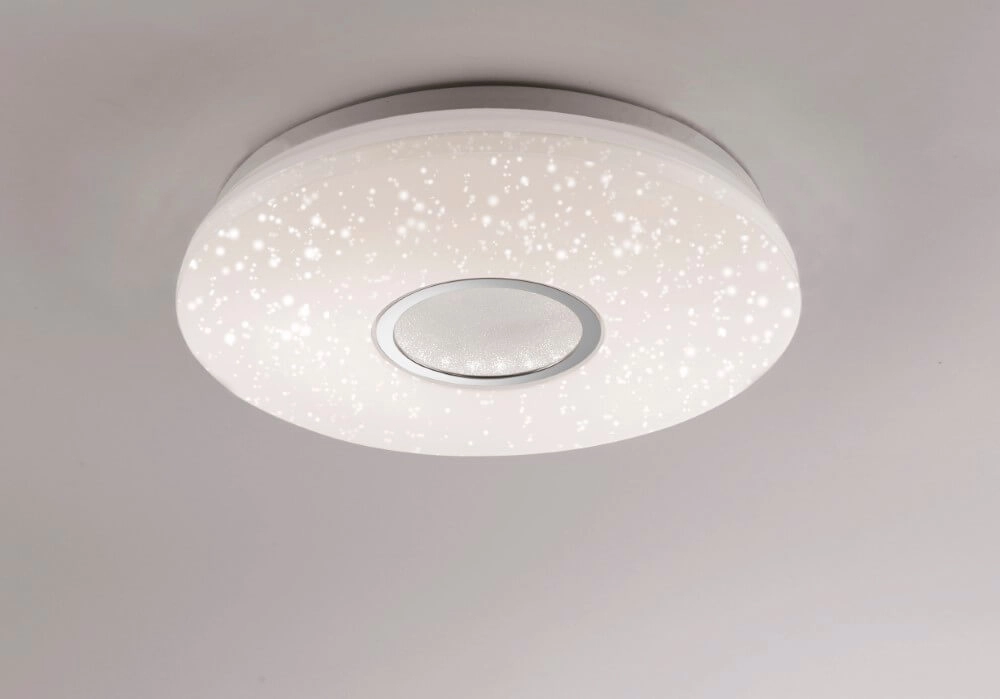 Plafonnier Jonas 42cm - 3000-5000K blanc effet étoile Just Light 4043689940737