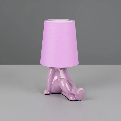 Lampe de table Huma violet Trio 4017807682564