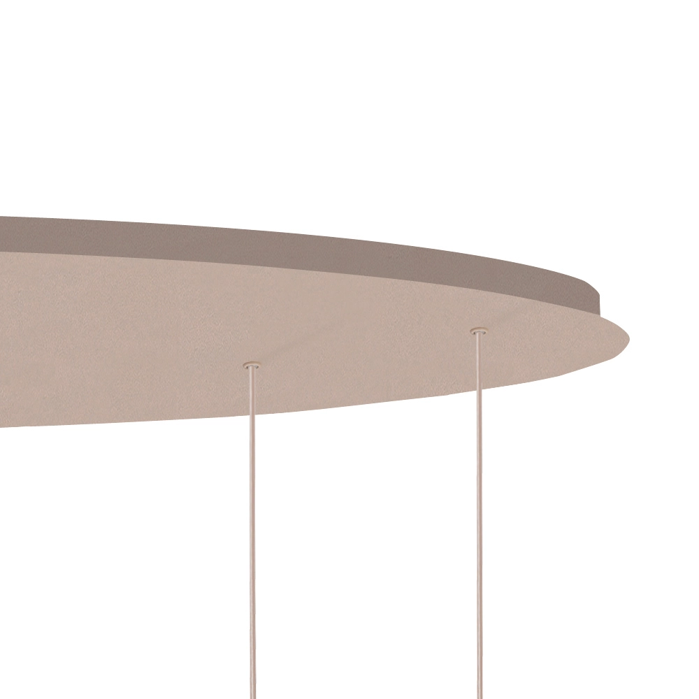 Lampe pendante de table à manger Marrone 7L - ovale - sable Highlight 8718379052118