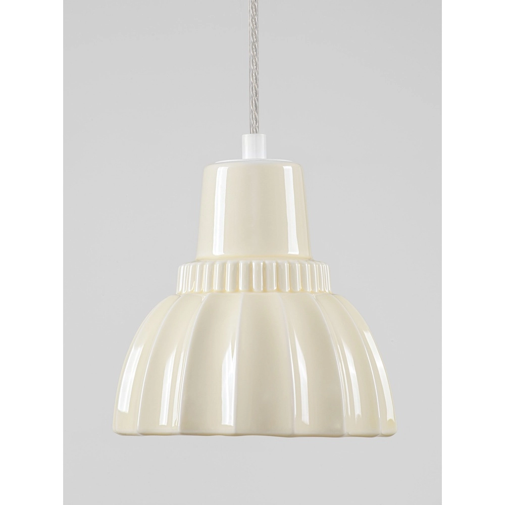 Lampe suspendue Picco Blanc avec de la crème Lyora 5212017495402