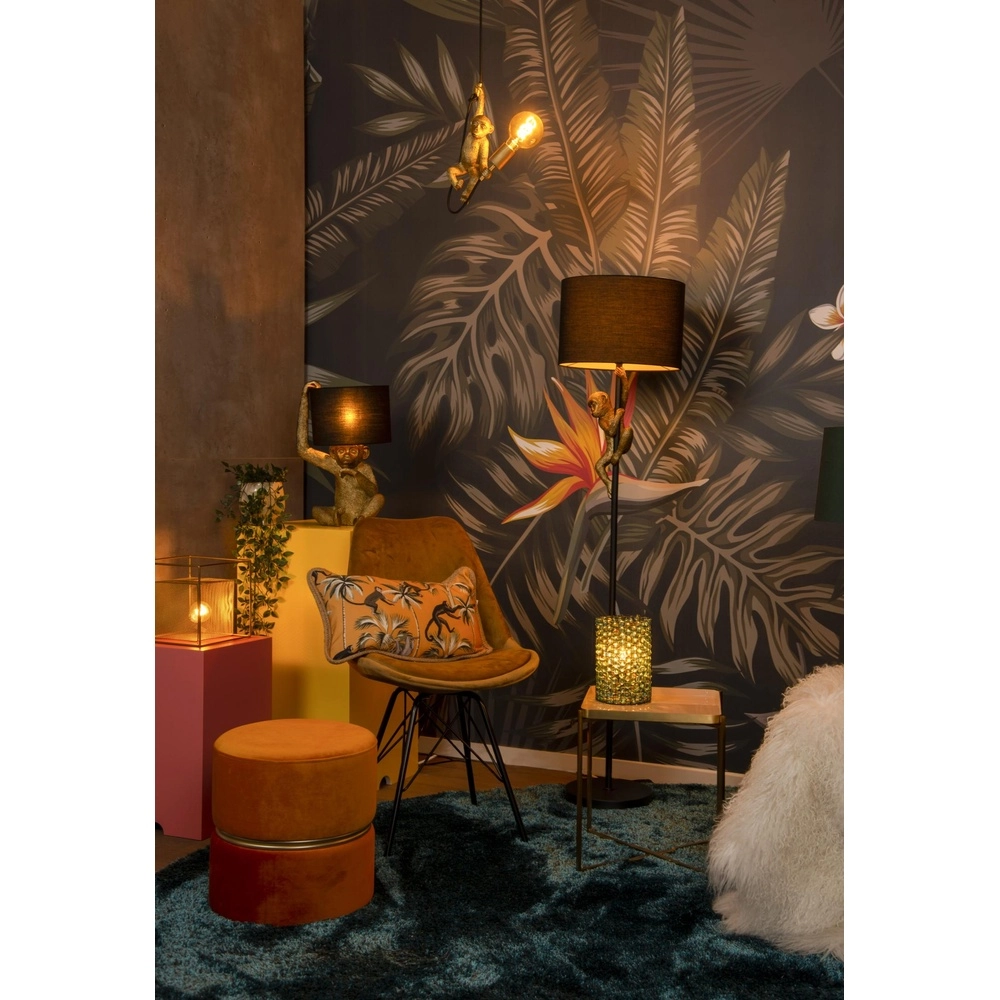 Lampe suspendue Extravaganza Chimp singe noir avec or Lucide 5411212105318
