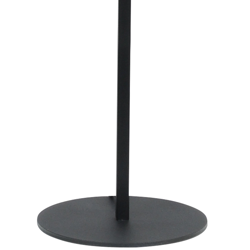 Lampe de table noire Venus avec abat-jour jaune ocre Masterlight 8718121218304