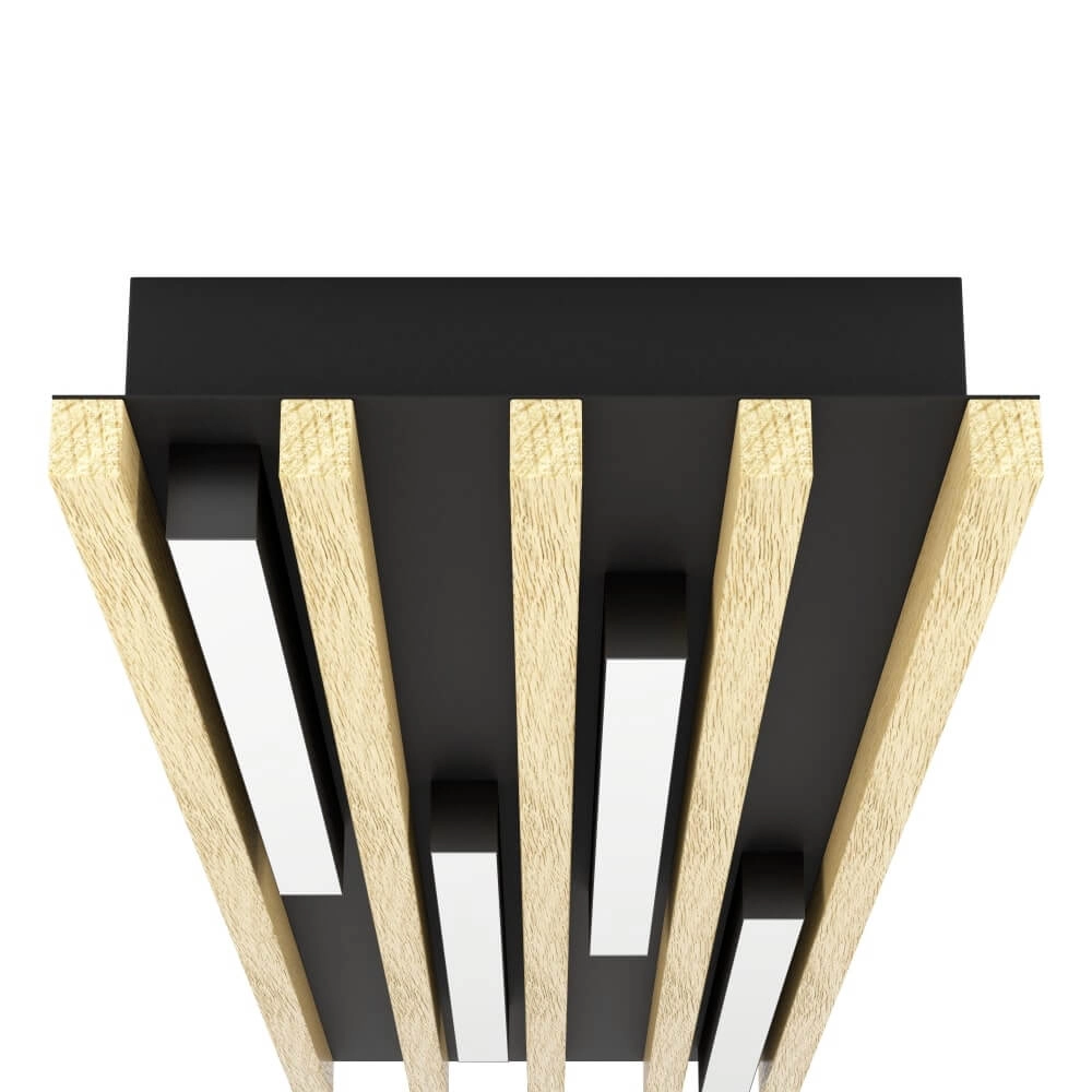 Plafonnier LED en bois Marreira 78 cm Stars of Light 9002759398996