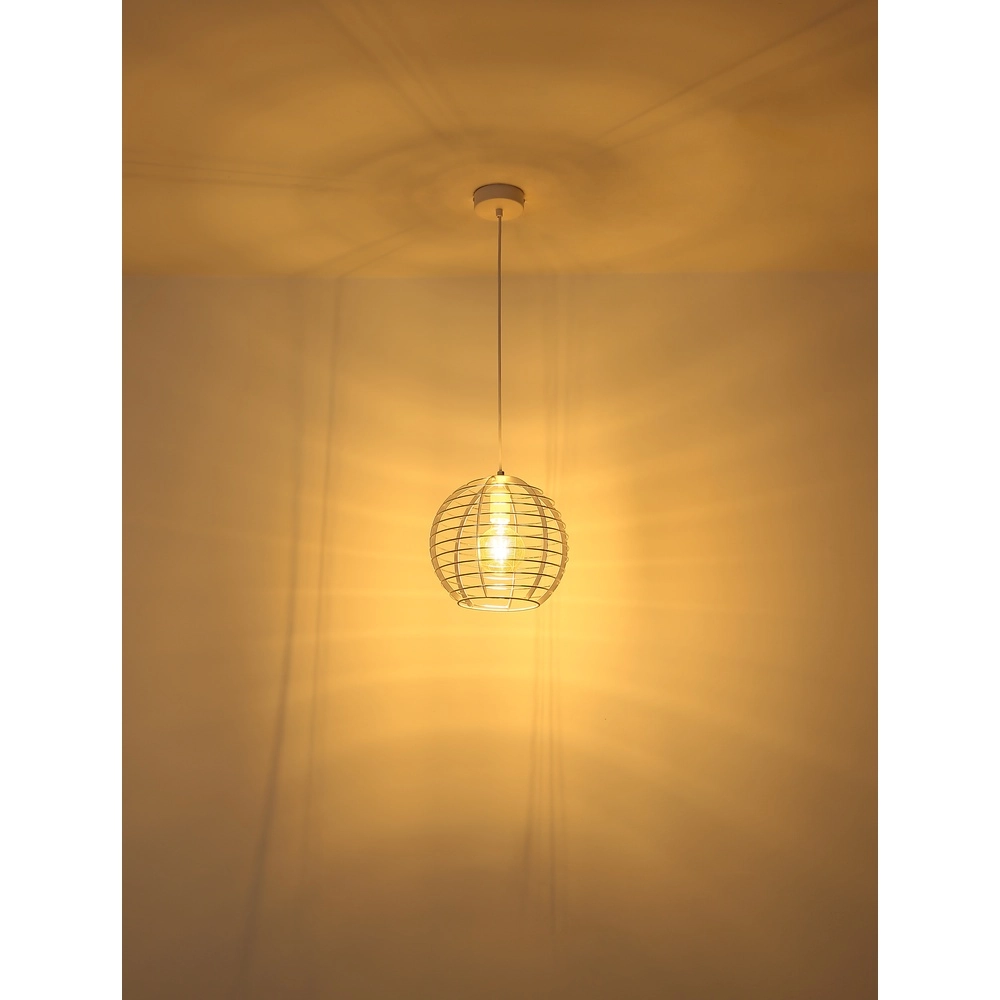 Lampe pendante blanche Nesa Conception Globo 9007371578214
