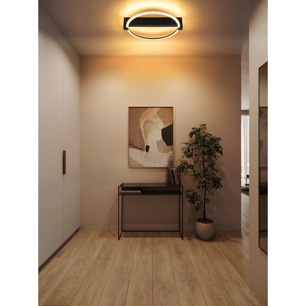Lampe de plafond Fletcher Design noir Globo 9007371583287