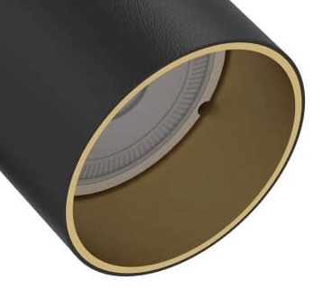 Lampe de lecture Mono noir avec de l'or Lyora 5903139776493