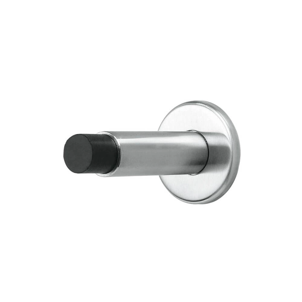 Butoir Stelo paroi avec rosace en acier inoxydable