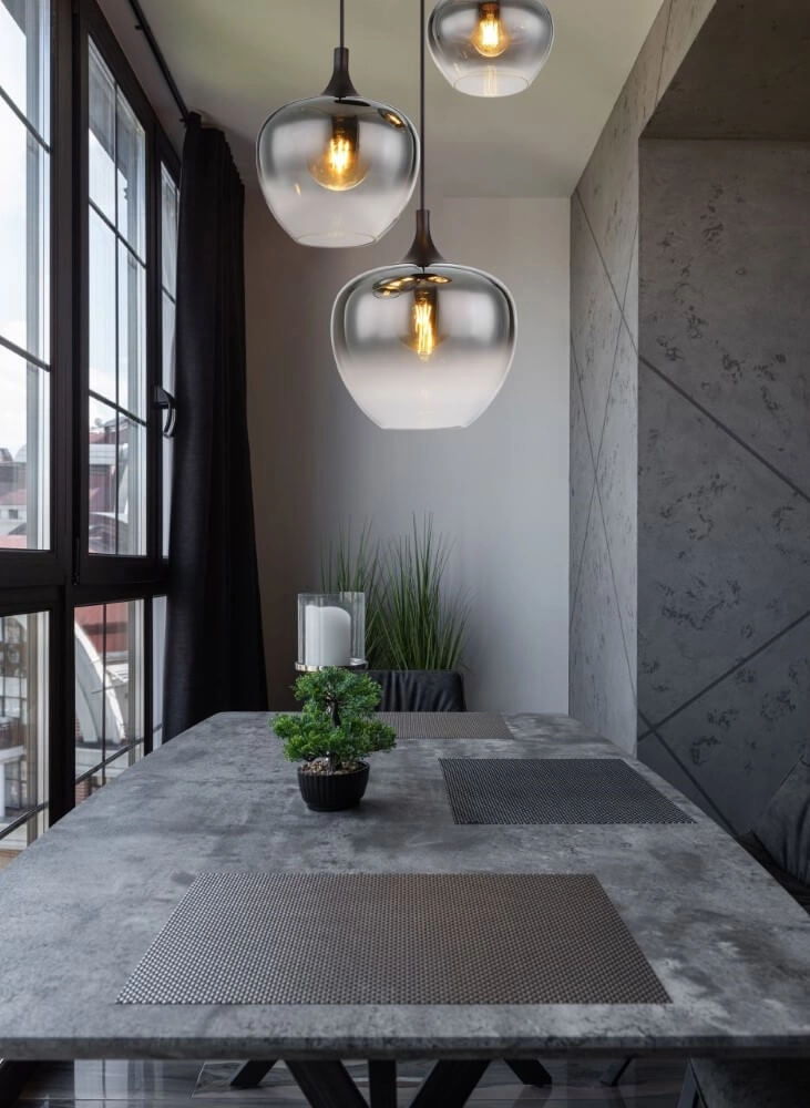 Lampe suspendue 3 lumières Maxy noir Globo 9007371444397