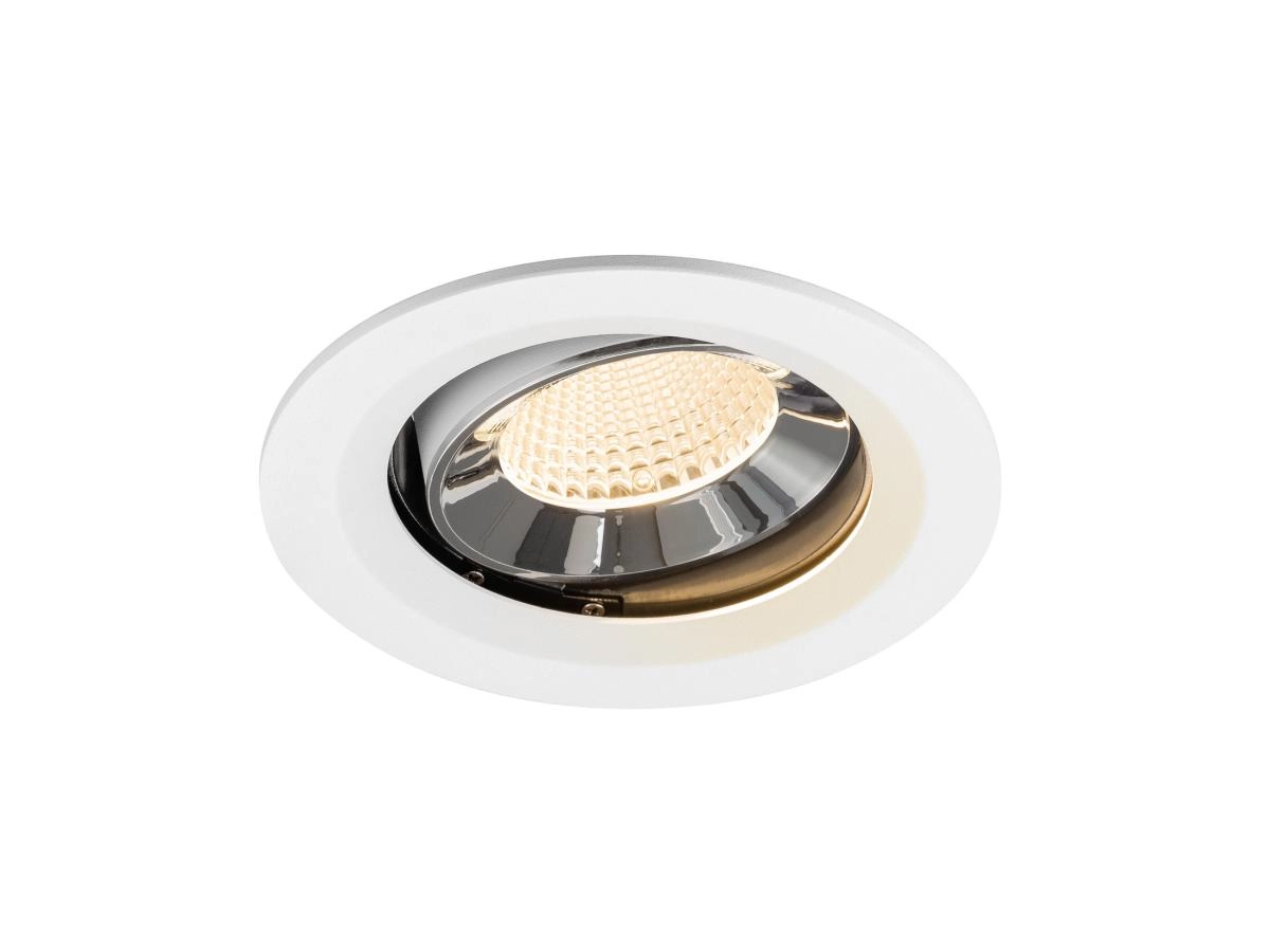 Spot encastré Numinos Move M blanc/chrome 2700K - 40 deg