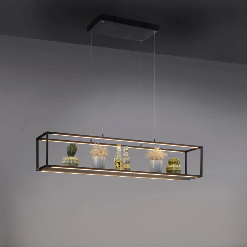 Lampe suspendue design Contura rectangulaire Paul Neuhaus 4012248360996