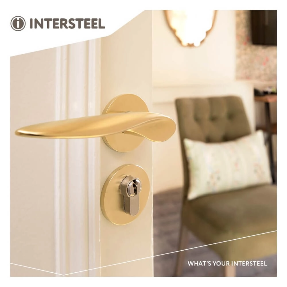Poignée de porte design Wind laiton Olivari 8714186478356