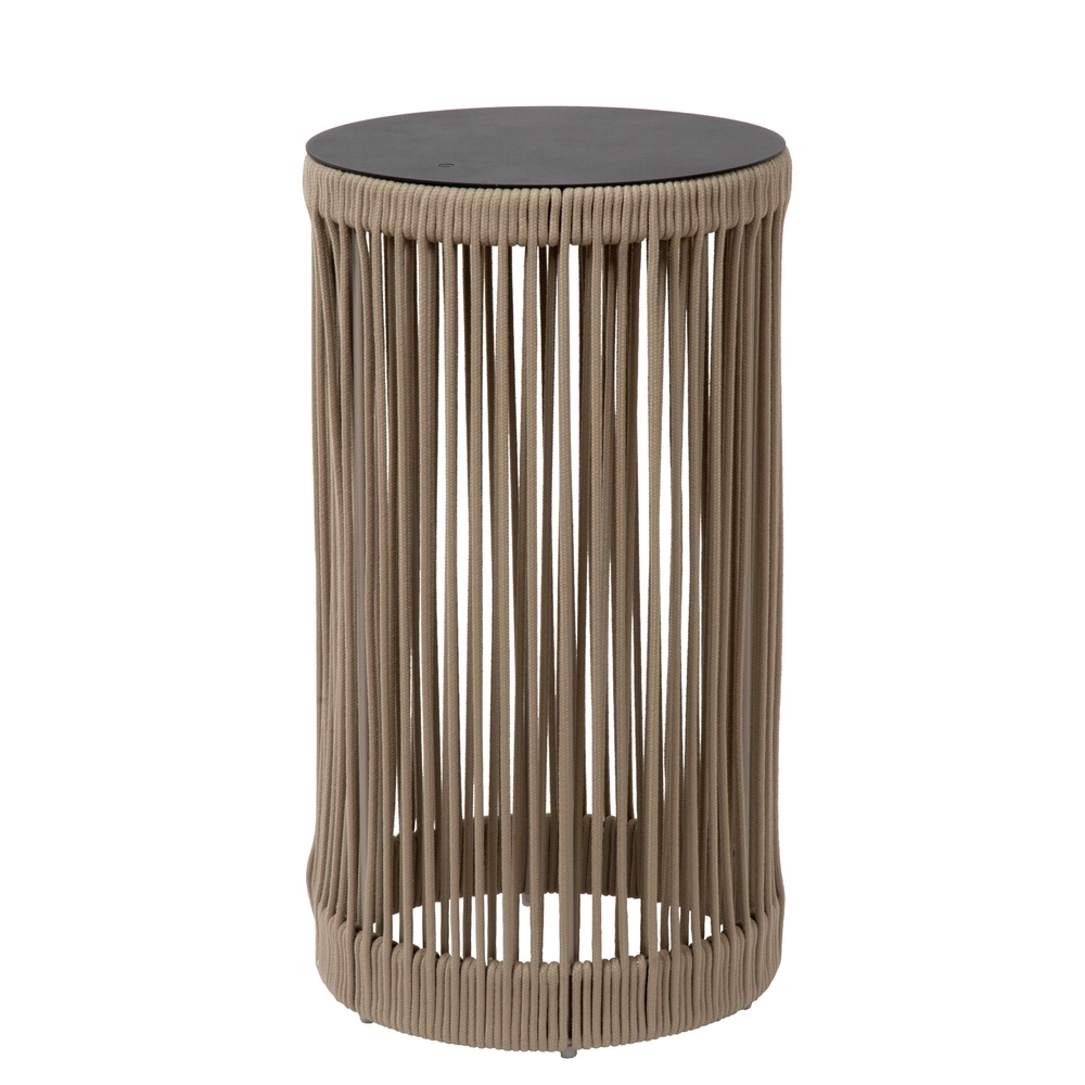 Lampe sur pied rechargeable Pingi taupe 61,5 x Ø 33,5 cm