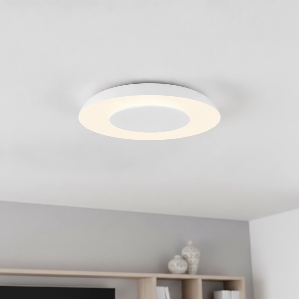 Plafonnier design Epos Ø 40cm blanc