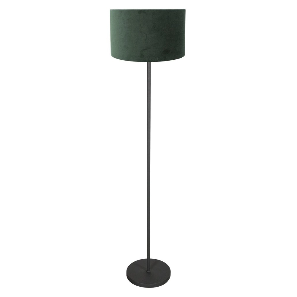 Lampadaire noir Noor avec capot vert Steinhauer 8712746182408
