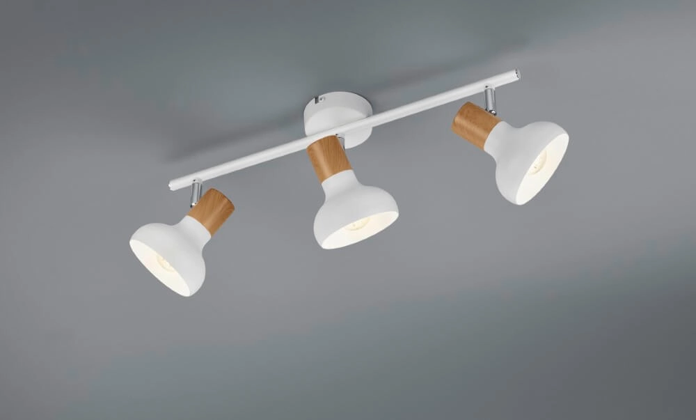 Plafonnier Latika 3 lumières blanc Trio 4017807577037