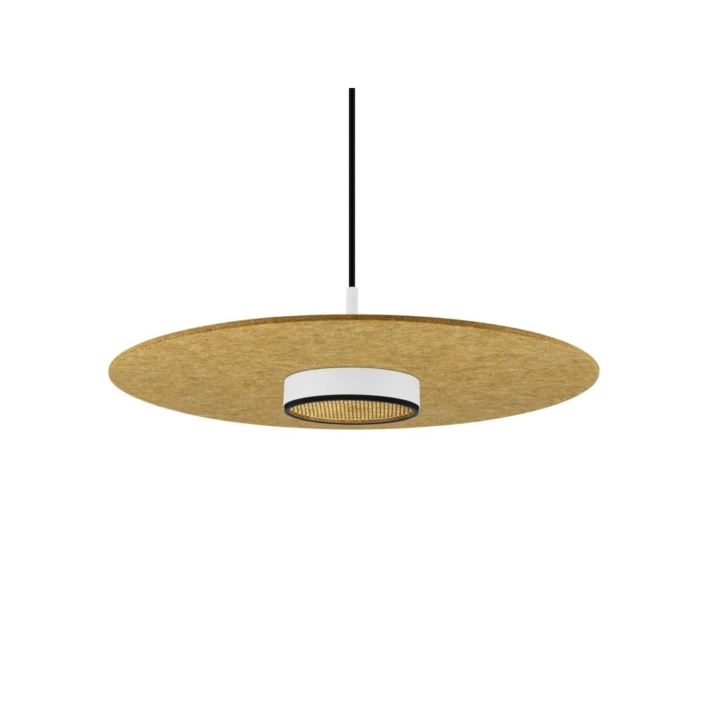 Capuche en feutre Grip! Flat Ø 50 x 0,6cm ocre jaune SLV 4024163316163