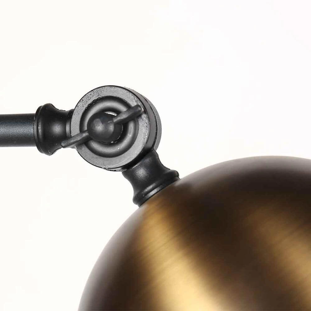 Lampadaire Pintino noir avec bronze Steinhauer 8712746176490