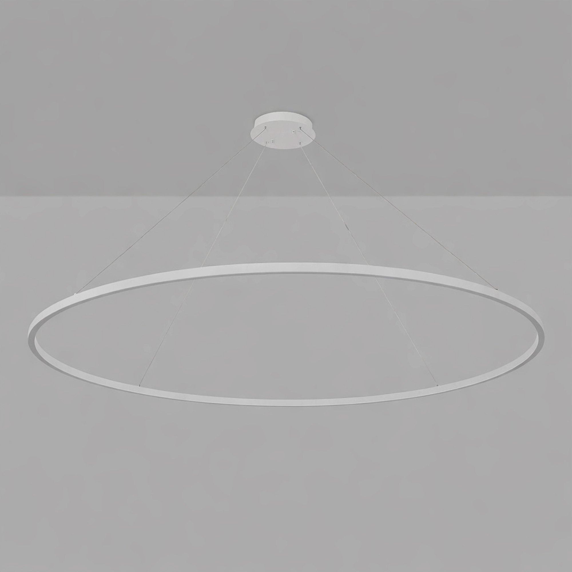 Lampe pendante de conception Compass Ø 200cm de blanc Lyora 5053423308081