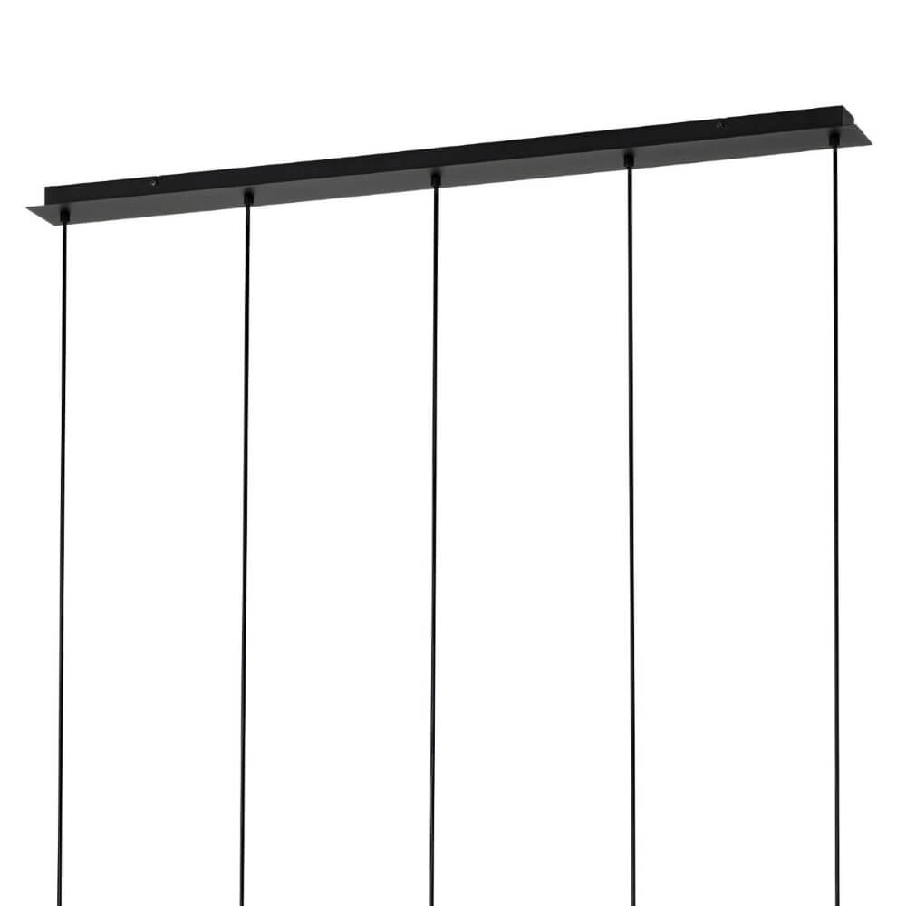 Lampe suspendue 5 lumières Bernabeta noir Stars of Light 9002759397067