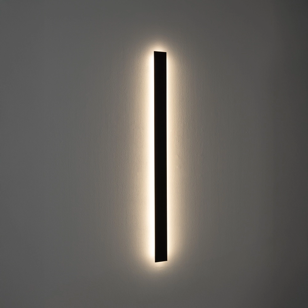 Lampe murale moderne Comma Led noir 118cm Lyora 5903139118774