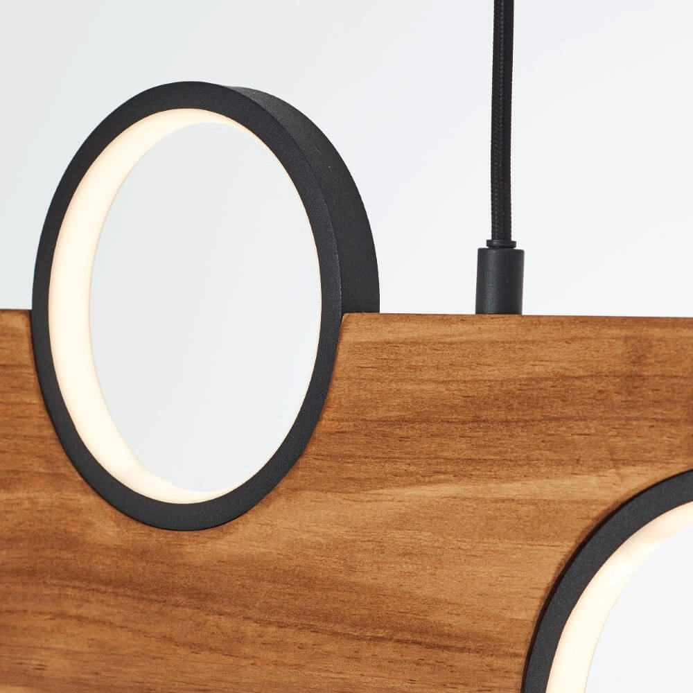 Lampe suspendue Cheesy bois Brilliant 4004353429644