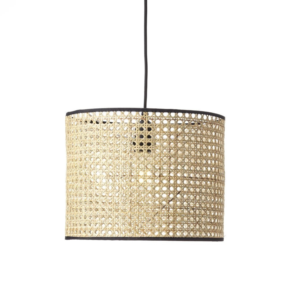 Lampe suspendue en rotin Wiley Ø 30cm